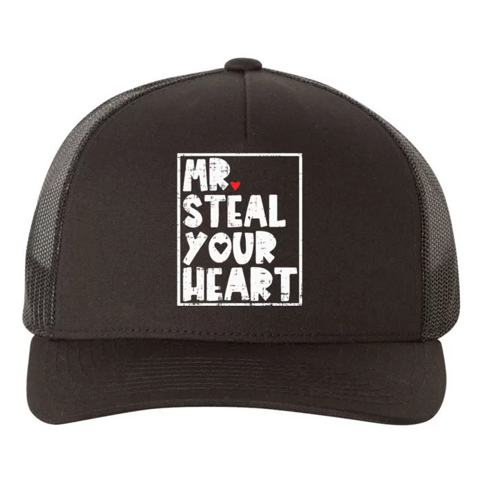 Mr Steal Your Heart Valentines Day Funny Vday Yupoong Adult 5-Panel Trucker Hat