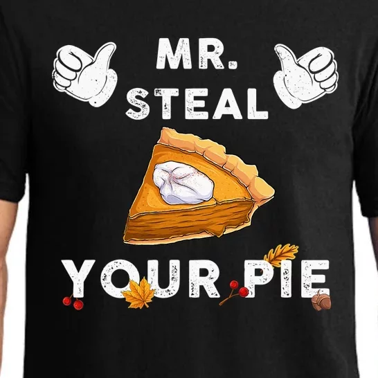 Mr Steal Your Pie Funny Thanksgiving Pajama Set