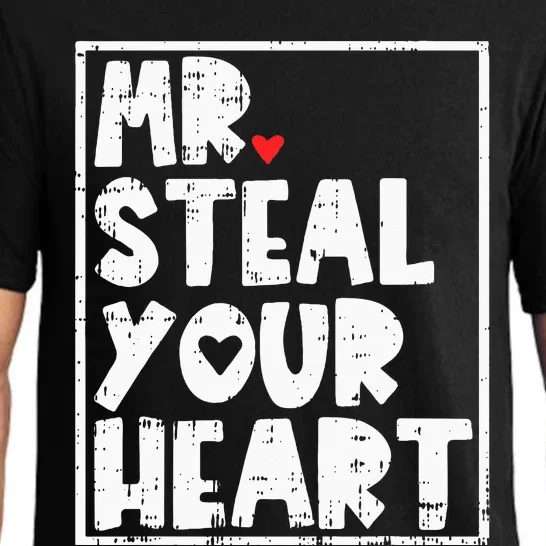 Mr Steal Your Heart Valentines Day Funny Vday Pajama Set