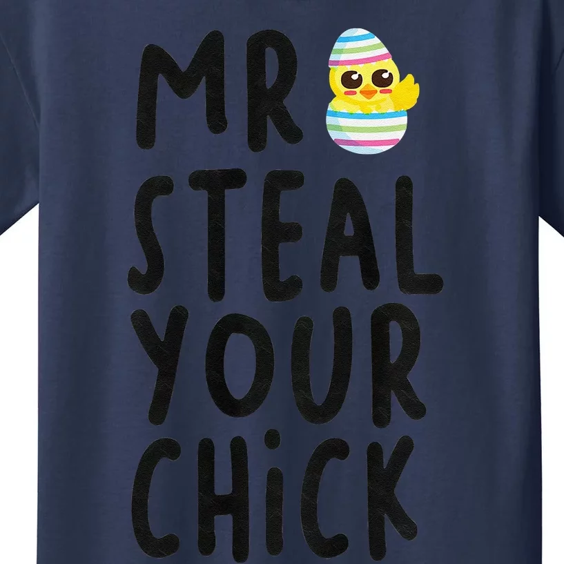 Mr. Steal Your Chick Hunting Baby Chicken Hunting Eggs Kids T-Shirt