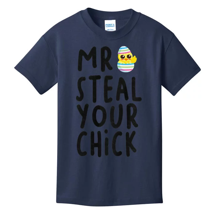 Mr. Steal Your Chick Hunting Baby Chicken Hunting Eggs Kids T-Shirt