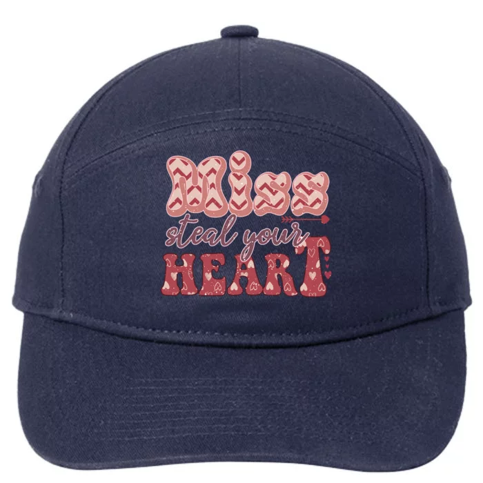 Miss Steal Your Heart Valentine's Day Gift 7-Panel Snapback Hat