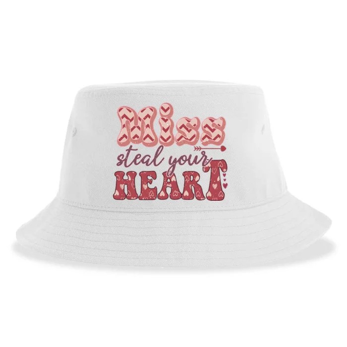 Miss Steal Your Heart Valentine's Day Gift Sustainable Bucket Hat