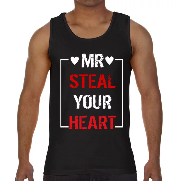 Mr. Steal Your Heart Valentines Day Comfort Colors® Tank Top