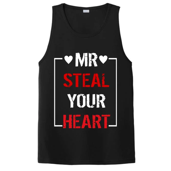 Mr. Steal Your Heart Valentines Day Performance Tank