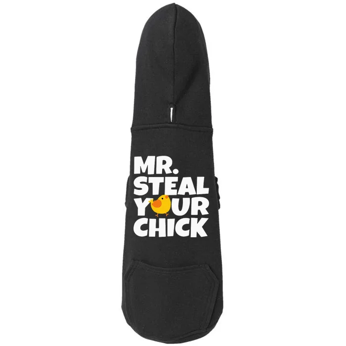 Mr Steal Your Chick Easter Chicken Egg Hunting Doggie 3-End Fleece Hoodie