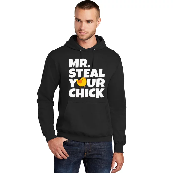 Mr Steal Your Chick Easter Chicken Egg Hunting Hoodie