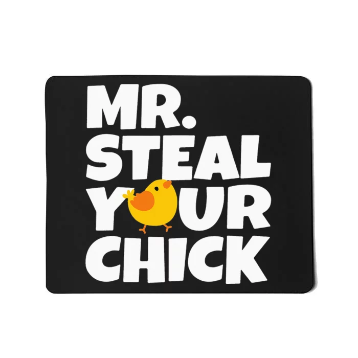 Mr Steal Your Chick Easter Chicken Egg Hunting Mousepad