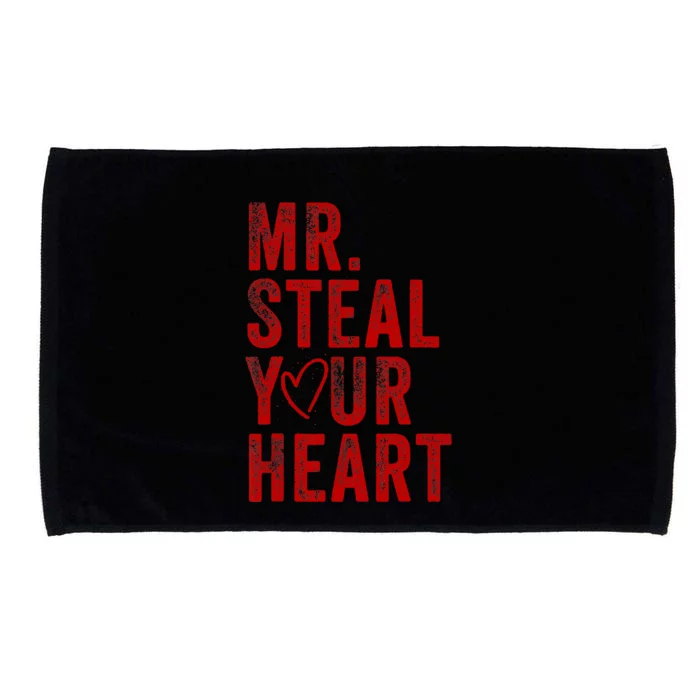 Mr Steal Your Heart Valentines Day Boy Microfiber Hand Towel