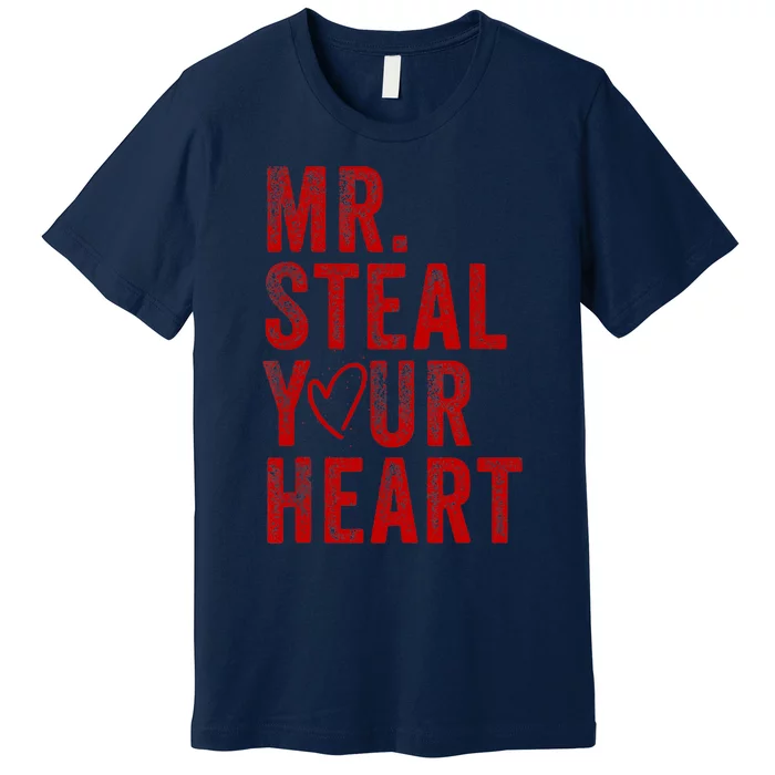 Mr Steal Your Heart Valentines Day Boy Premium T-Shirt