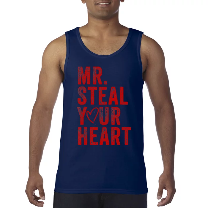 Mr Steal Your Heart Valentines Day Boy Tank Top