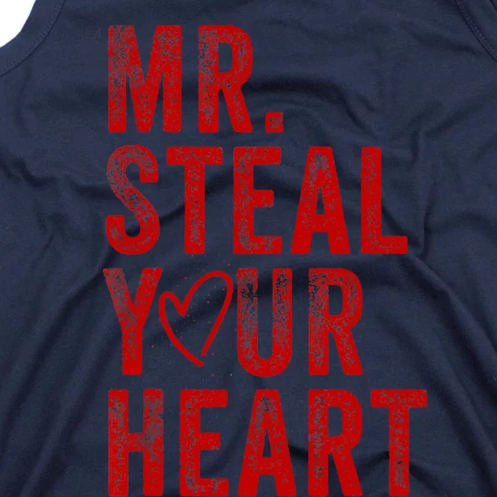 Mr Steal Your Heart Valentines Day Boy Tank Top