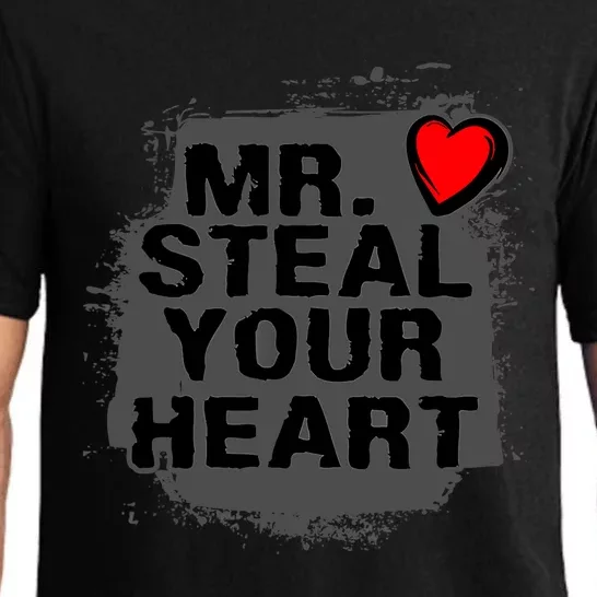 Mr. Steal Your Heart Retro Valentine's Day Boys Son Pajama Set