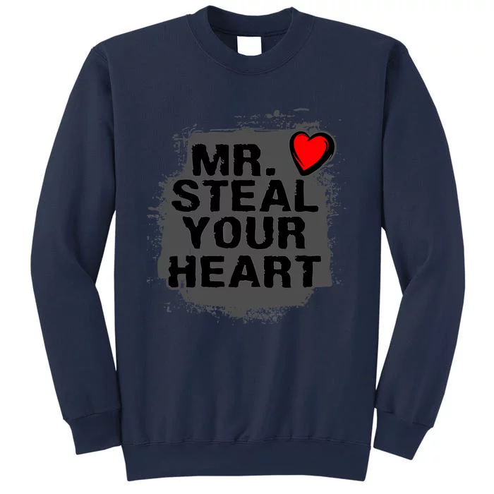 Mr. Steal Your Heart Retro Valentine's Day Boys Son Sweatshirt