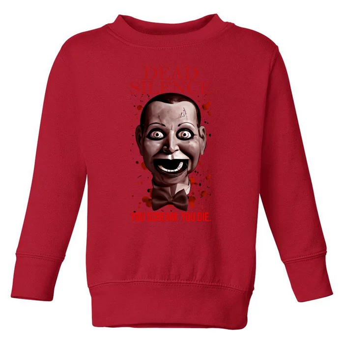 Mary Shaw You Scream You Die Dead Horror Movie Silence You Scream You Toddler Sweatshirt