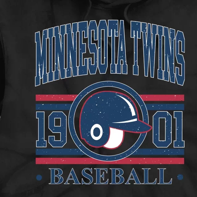 Minnesota Twins 1901 Baseball Team Supporter Tie Dye Hoodie