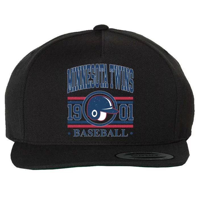 Minnesota Twins 1901 Baseball Team Supporter Wool Snapback Cap