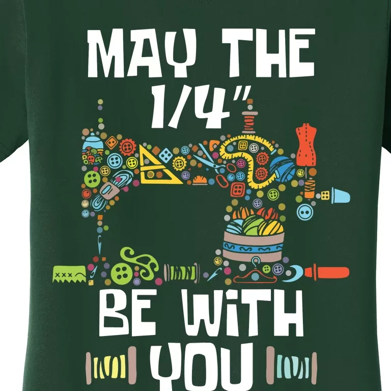 May The 14 Be With You Sew Sewing Machine Seamstress Women's T-Shirt