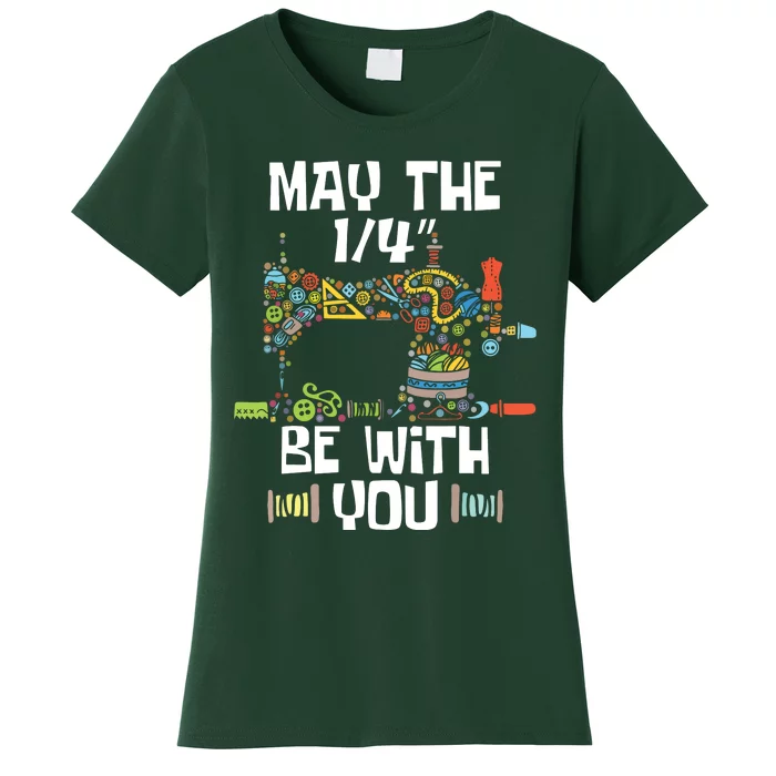 May The 14 Be With You Sew Sewing Machine Seamstress Women's T-Shirt