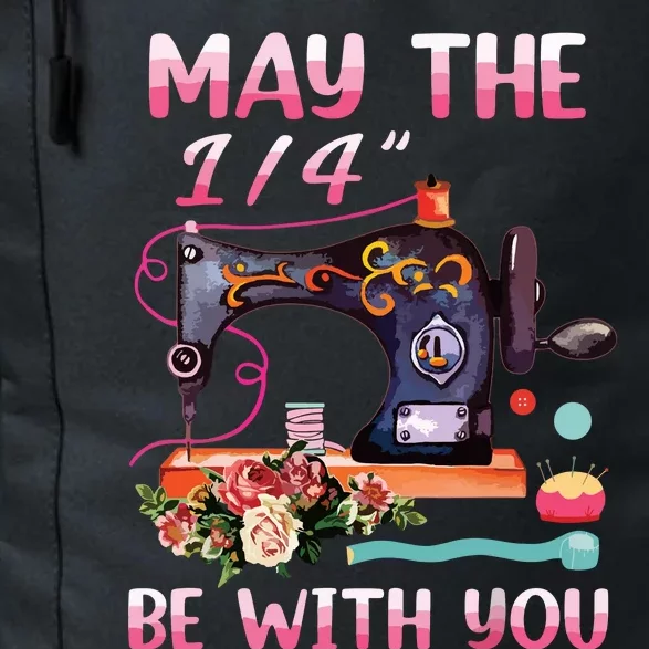 May The 14 Be With You Sewing Machine Quilting Daily Commute Backpack