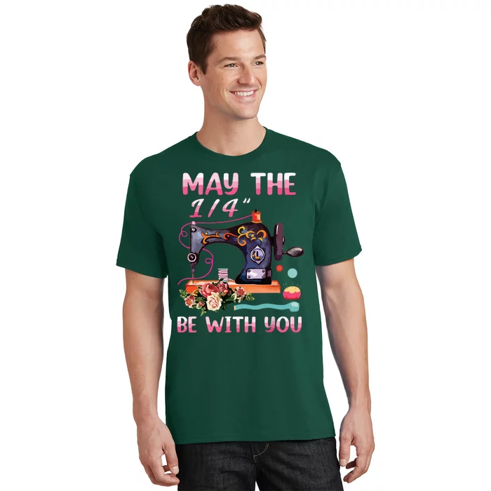 May The 14 Be With You Sewing Machine Quilting T-Shirt