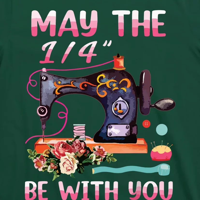 May The 14 Be With You Sewing Machine Quilting T-Shirt