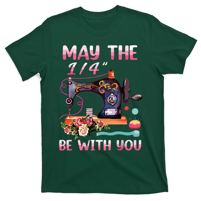 May The 14 Be With You Sewing Machine Quilting T-Shirt