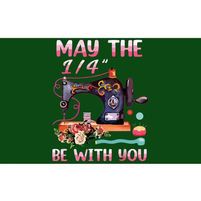 May The 14 Be With You Sewing Machine Quilting Bumper Sticker