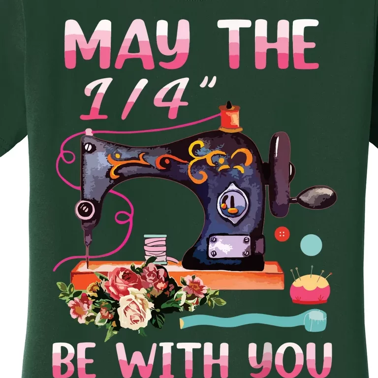 May The 14 Be With You Sewing Machine Quilting Women's T-Shirt