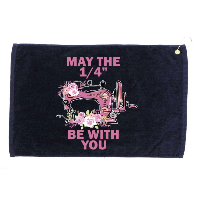 May The 14 Be With You Sewing Machine Quilting Grommeted Golf Towel