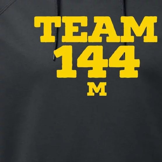 Michigan Team 144 Performance Fleece Hoodie