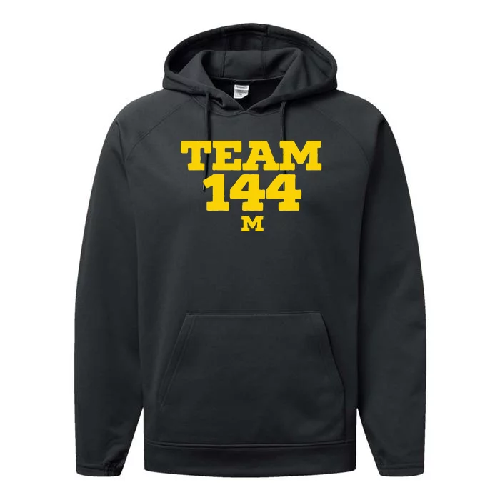 Michigan Team 144 Performance Fleece Hoodie