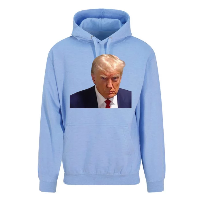 Mugshot Trump 1st Picture Donald Prison Mug Shot Christmas Unisex Surf Hoodie