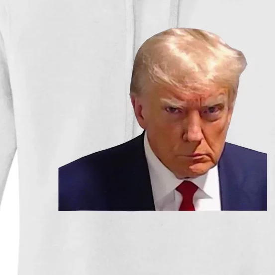 Mugshot Trump 1st Picture Donald Prison Mug Shot Christmas Women's Pullover Hoodie