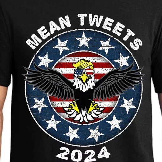 Mean Tweets 2024 Trump Gop Election Pajama Set