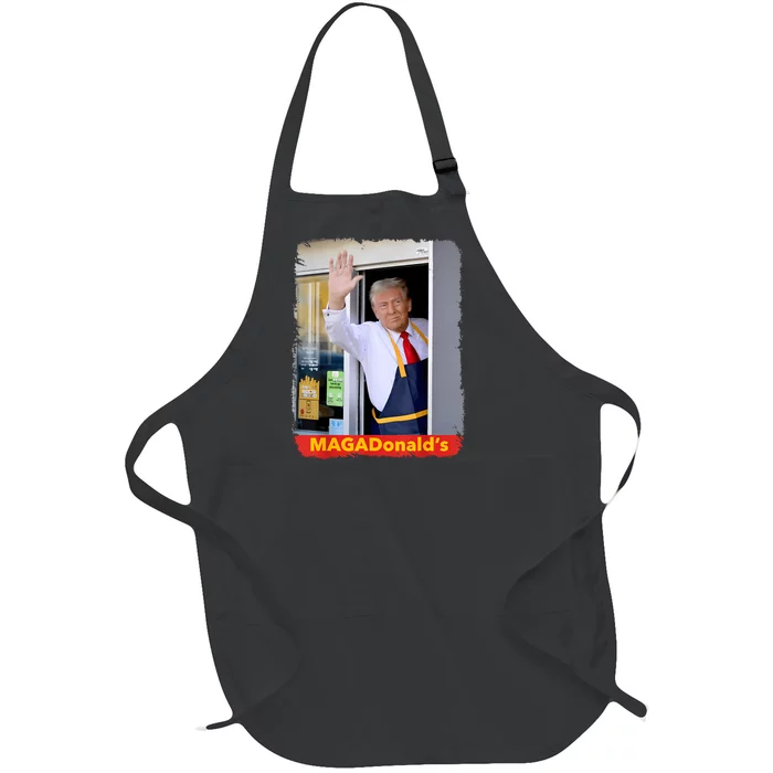 MagadonaldS Trump 2024 Full-Length Apron With Pocket