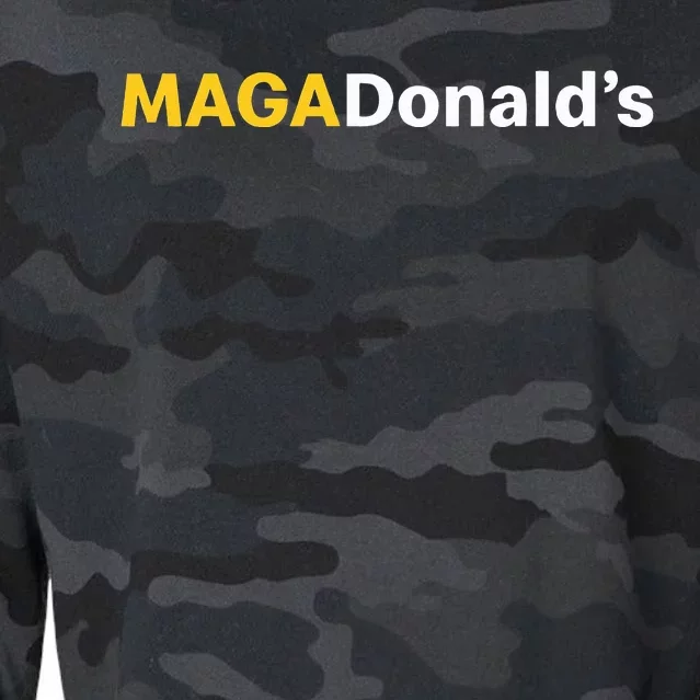 MagadonaldS Trump 2024 Cropped Pullover Crew