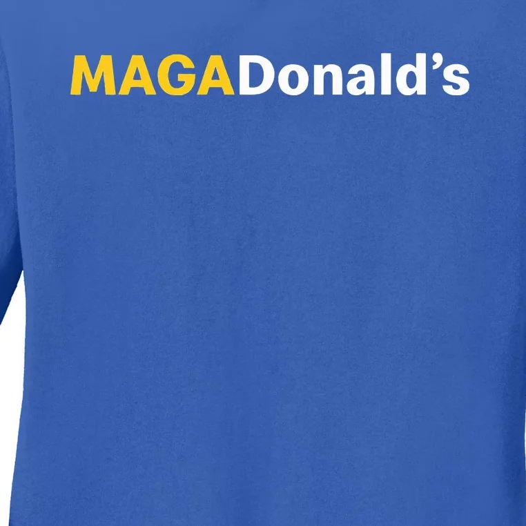 MagadonaldS Trump 2024 Ladies Long Sleeve Shirt