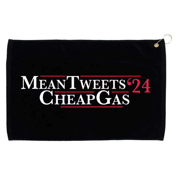 Mean Tweets 24 Cheap Gas Price Gas Trump 2024 Grommeted Golf Towel