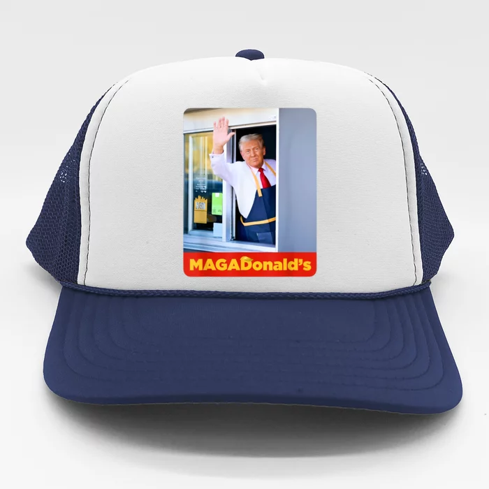 Magadonalds Trump 2024 Trucker Hat