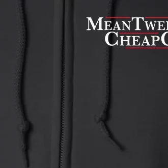 Mean Tweets 24 Cheap Gas Price Gas Trump 2024 Full Zip Hoodie