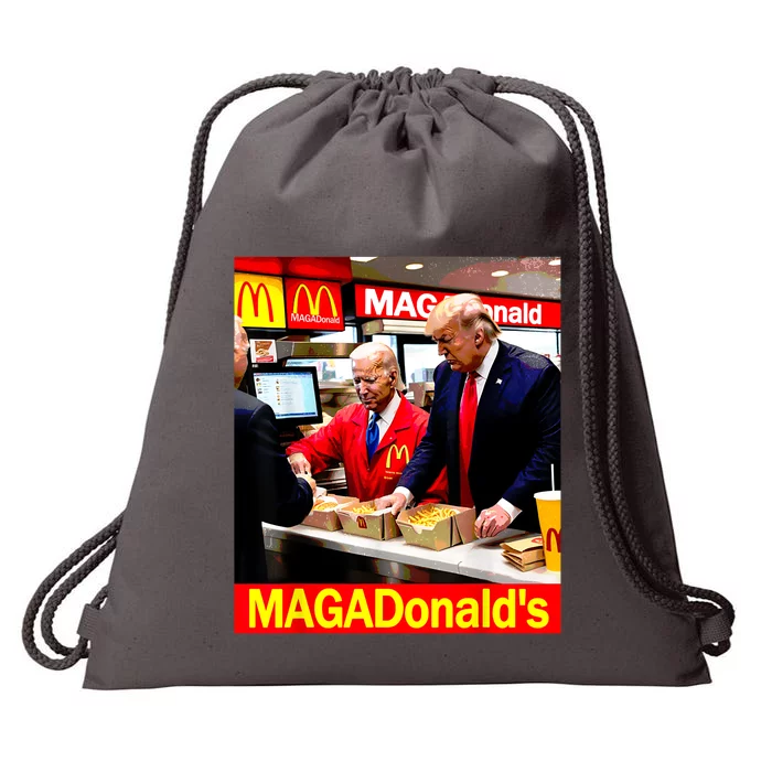 Magadonalds Trump 2024 Drawstring Bag