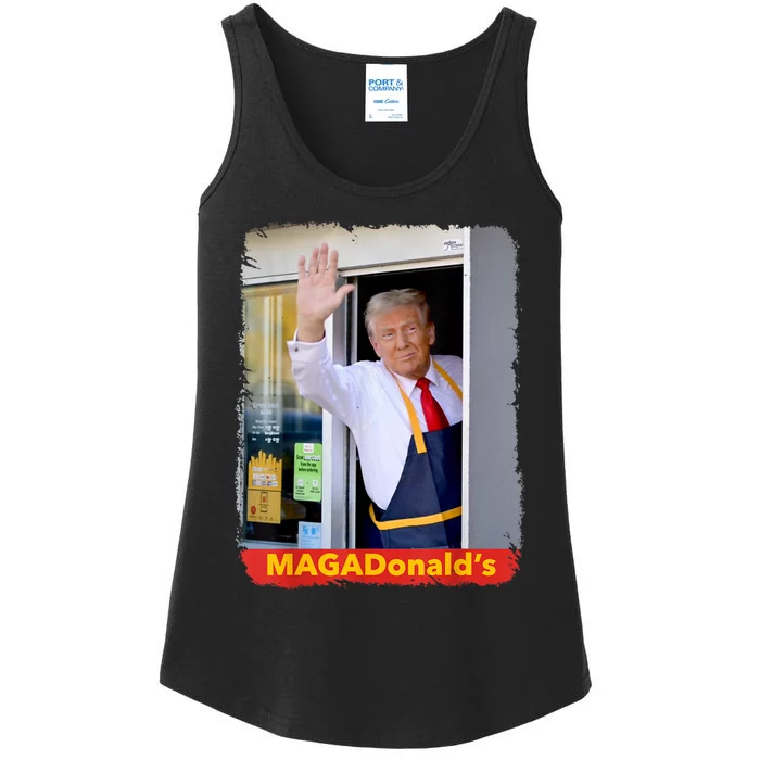 MagadonaldS Trump 2024 Ladies Essential Tank