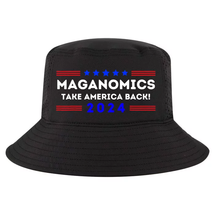 Maganomics Trump 2024 Take America Back Trump Election 2024 Cool Comfort Performance Bucket Hat