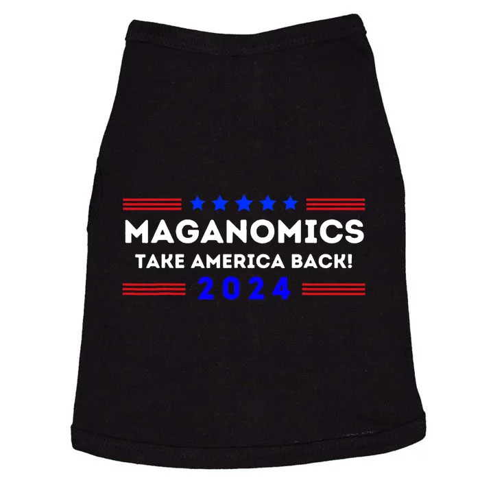 Maganomics Trump 2024 Take America Back Trump Election 2024 Doggie Tank