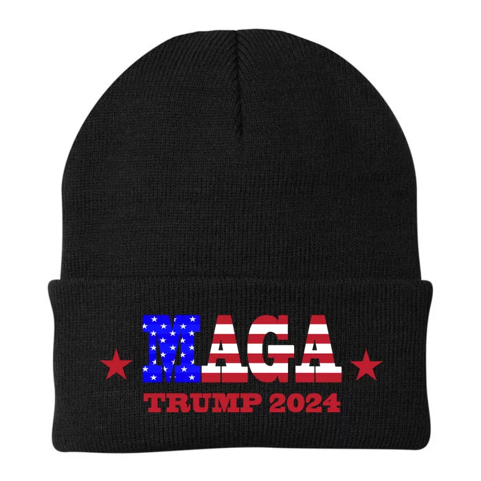 MAGA Trump 2024 Knit Cap Winter Beanie