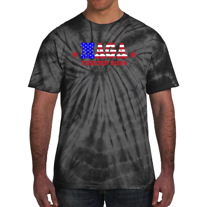 MAGA Trump 2024 Tie-Dye T-Shirt