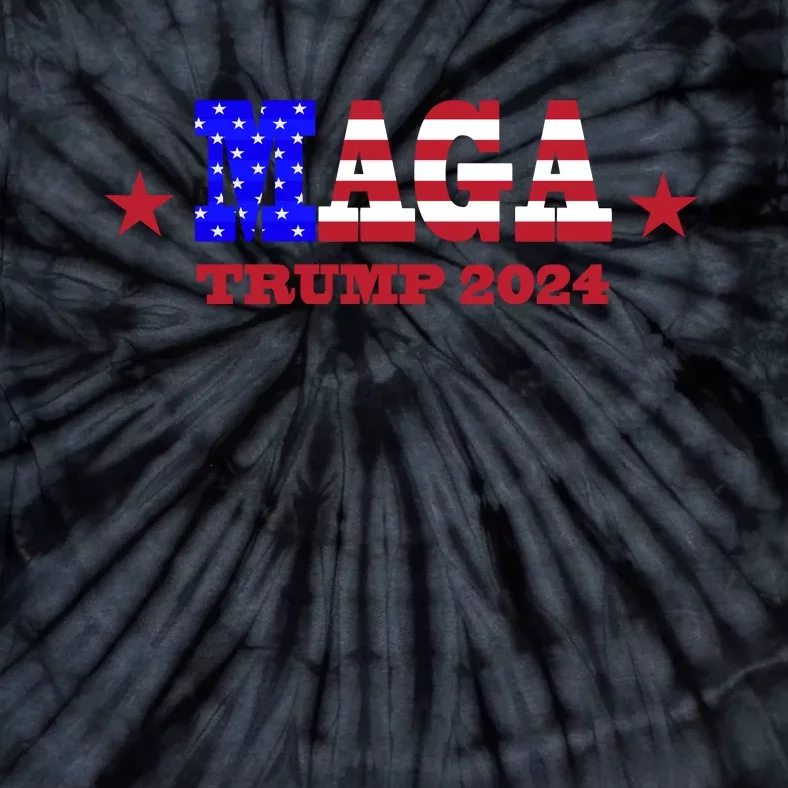 MAGA Trump 2024 Tie-Dye T-Shirt