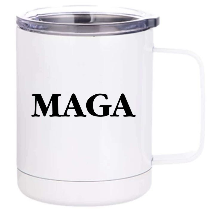 MAGA Trump 2024 Make America Great Again Front & Back 12oz Stainless Steel Tumbler Cup