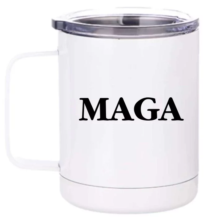 MAGA Trump 2024 Make America Great Again Front & Back 12oz Stainless Steel Tumbler Cup